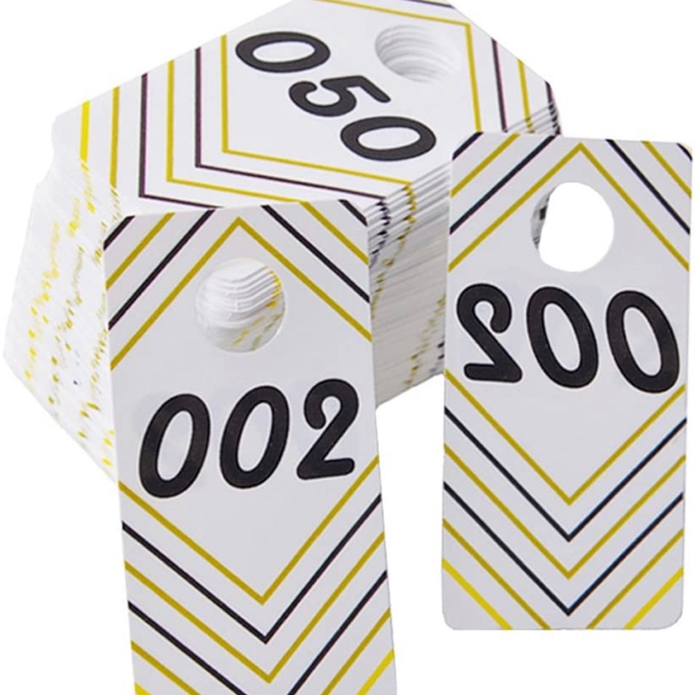 Plastic Number Tags
